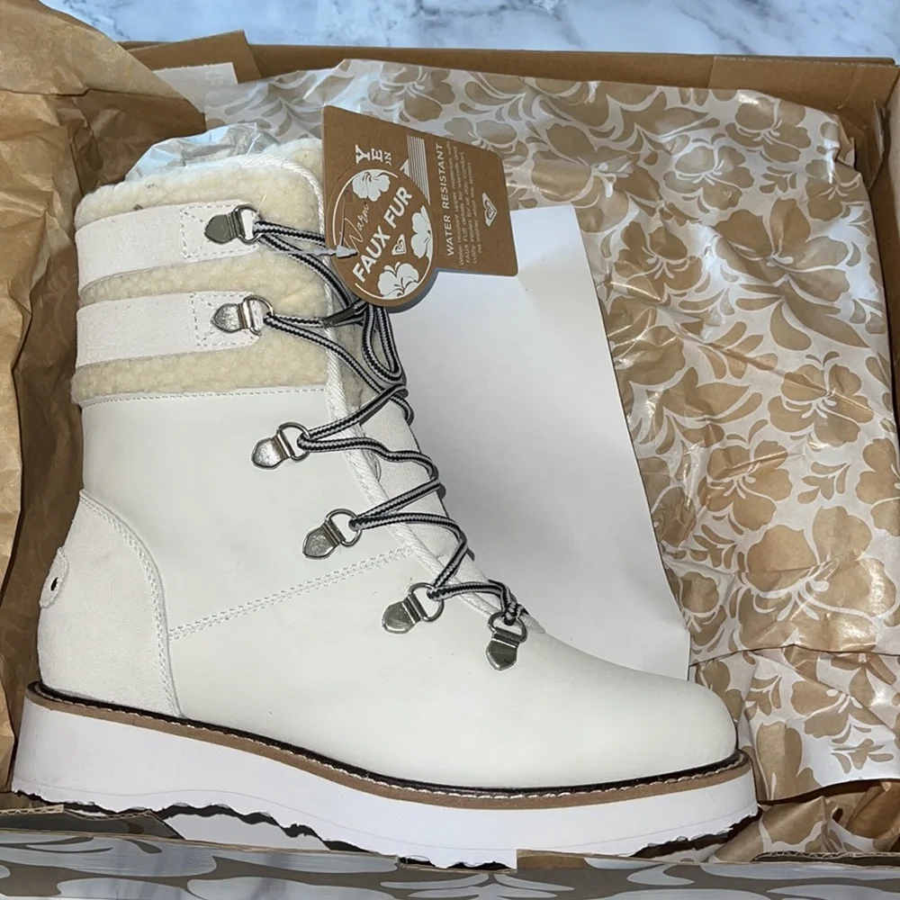 🔥ROXY Brandi - Leather Boots for Women NWT - Picture 9 of 13